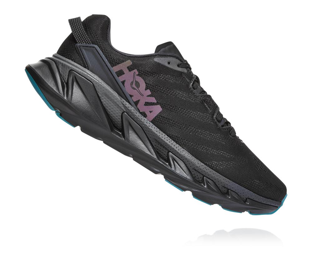 Hoka One One Elevon 2 Moški Road Tekaški Čevlji Črna / Temno Siva SI-651072E